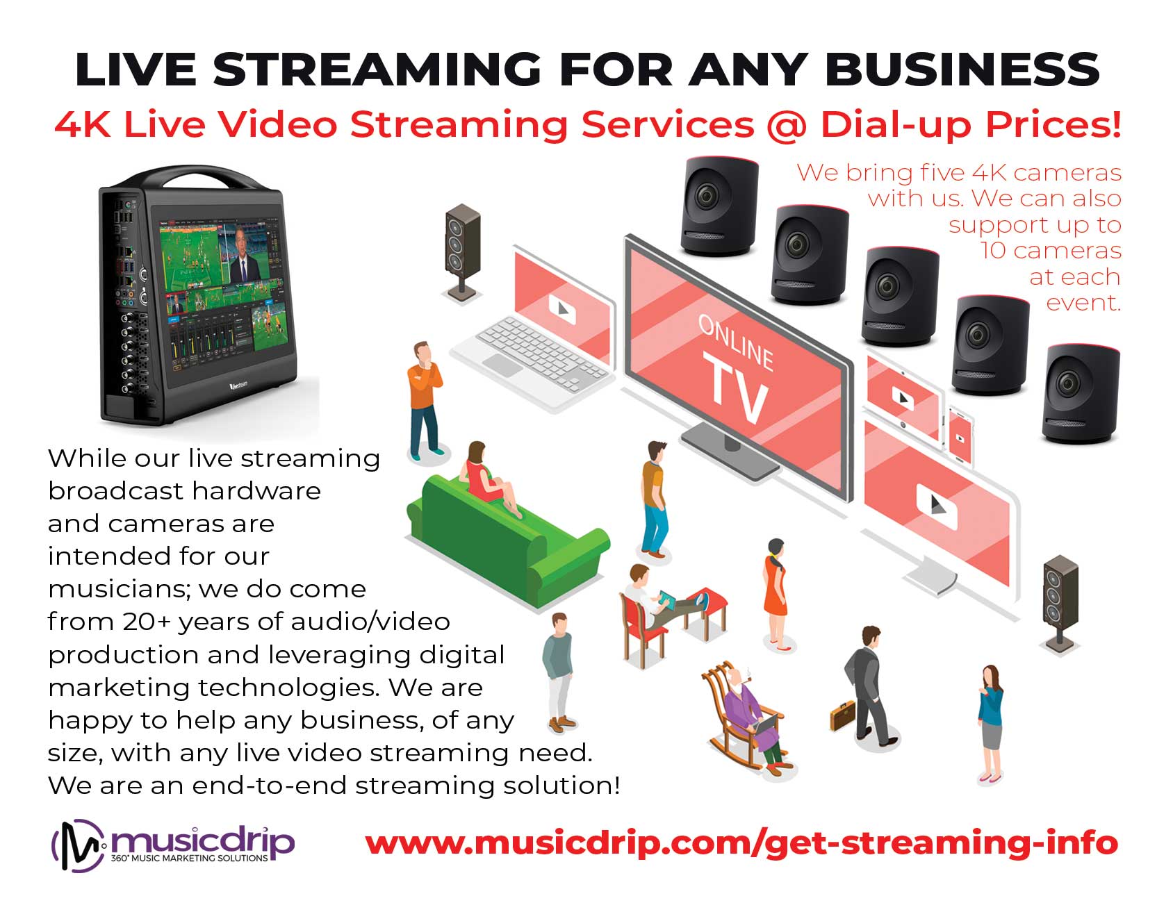 Live Streaming Services for All Business + Corporate Events